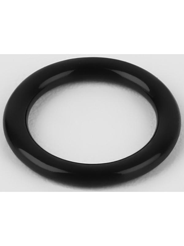 Кольцо для бретелей, металлическое, 8 мм, цвет чёрный