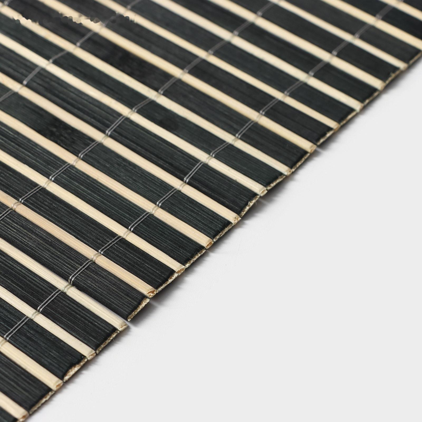 Салфетка кухонная «Соломка черная», 45×30 см, цвет чёрный