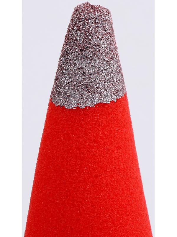 Карнавальный колпак «Клоун» на резинке, красный, поролон