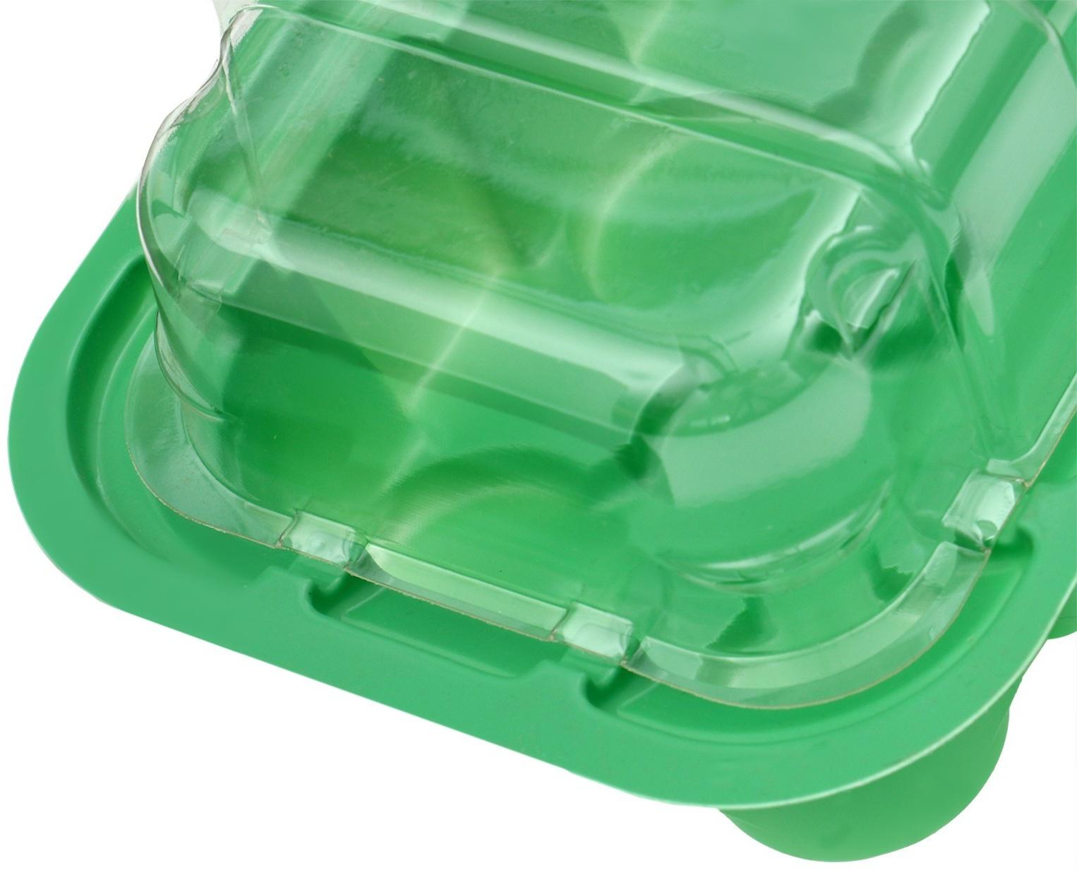 Мини-парник для рассады, 24 × 12 × 11 см, вставки (11 шт.) под таблетки для рассады d = 3 см