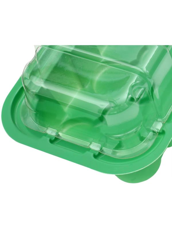 Мини-парник для рассады, 24 × 12 × 11 см, вставки (11 шт.) под таблетки для рассады d = 3 см