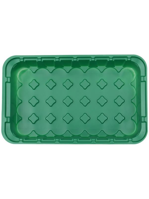 Мини-парник для рассады, 35,5 × 22 × 11 см, вставки (28 шт.) под таблетки для рассады d = 4 см