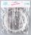 Тарелка бумажная «Полосы», в наборе 6 шт., цвет серебро