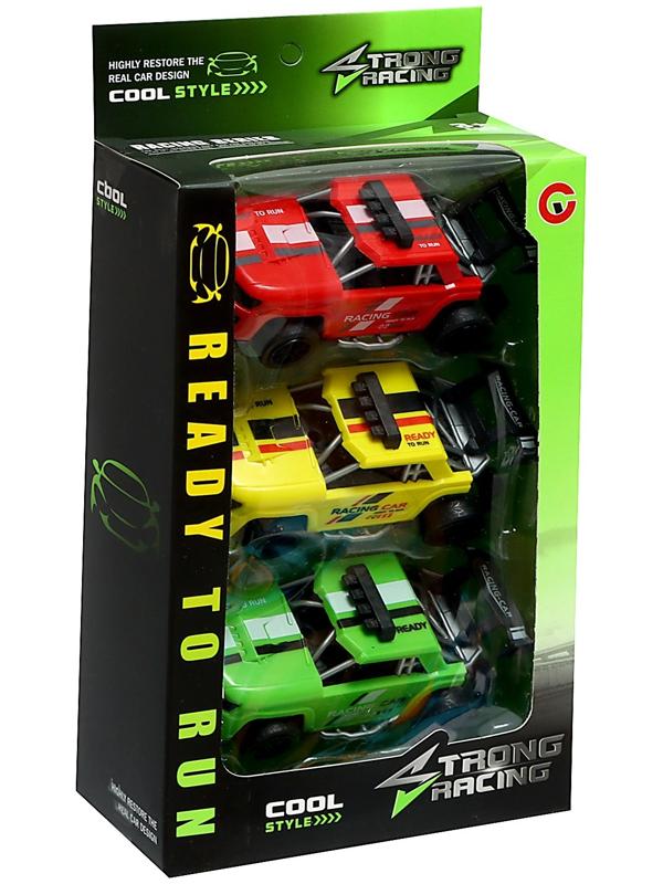 Набор машинок «Скорость», 3 шт, инерция