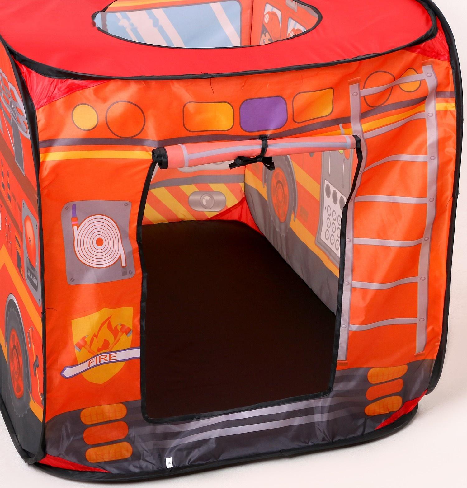 Детская игровая палатка «Пожарная машина» 70 × 70 × 110 см