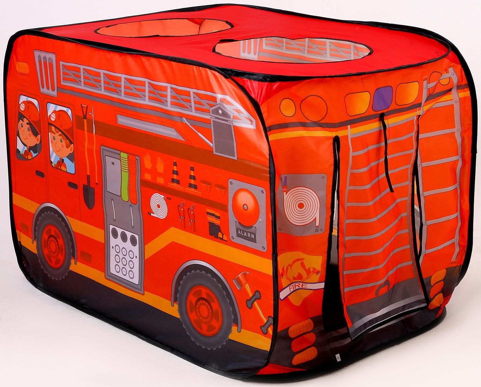 Детская игровая палатка «Пожарная машина» 70 × 70 × 110 см
