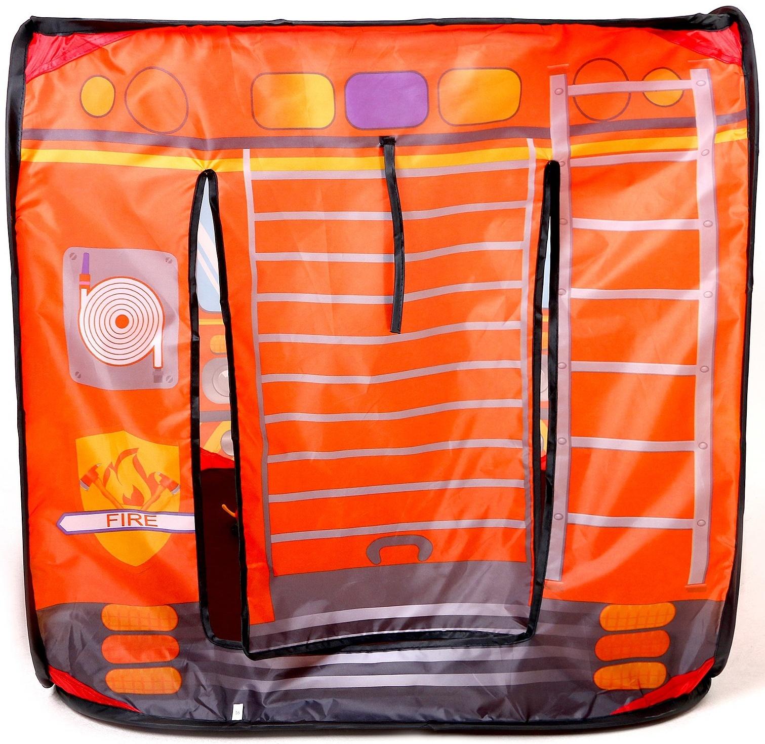 Детская игровая палатка «Пожарная машина» 70 × 70 × 110 см