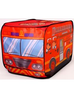 Детская игровая палатка «Пожарная машина» 70 × 70 × 110 см