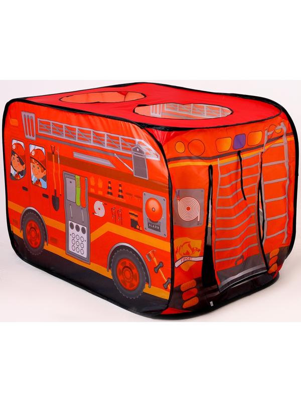Детская игровая палатка «Пожарная машина» 70 × 70 × 110 см