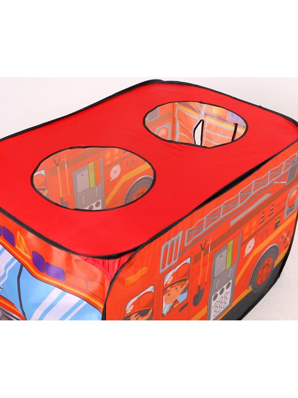 Детская игровая палатка «Пожарная машина» 70 × 70 × 110 см