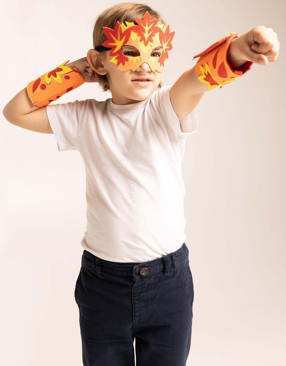 Карнавальный набор «Осенняя радость»: маска и браслеты