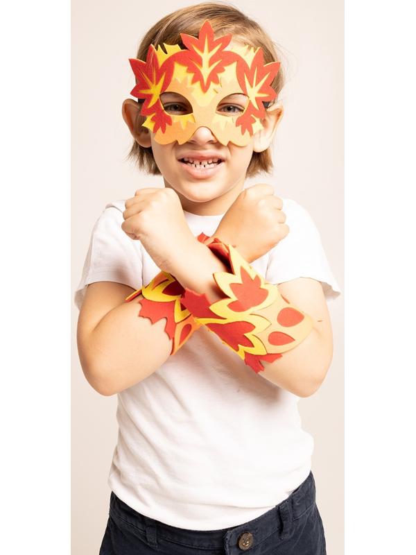 Карнавальный набор «Осенняя радость»: маска и браслеты