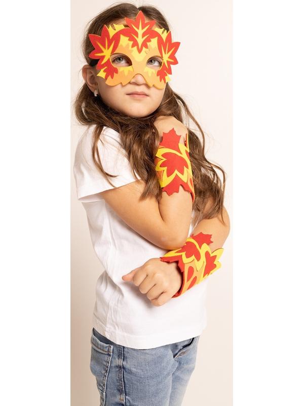 Карнавальный набор «Осенняя радость»: маска и браслеты
