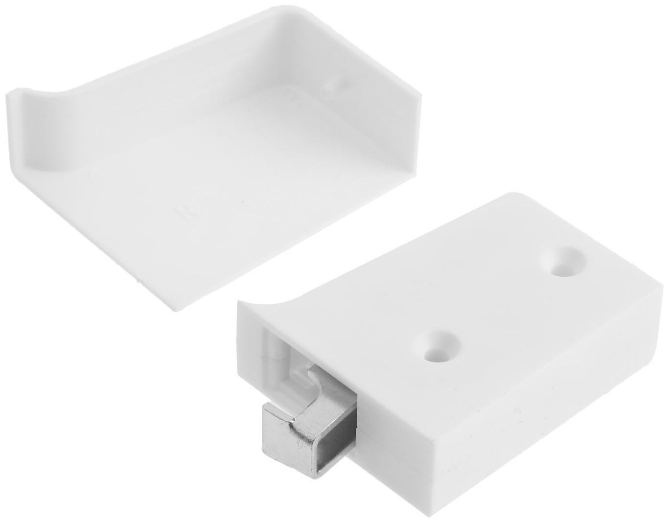 Навес мебельный для подвешивания кухон. шкафов “P01“, цвет белый, нагр.100 кг. на пару, набор 2 шт