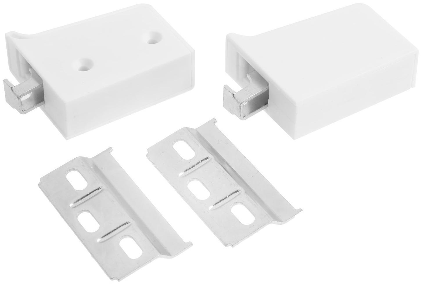 Навес мебельный для подвешивания кухон. шкафов “P01“, цвет белый, нагр.100 кг. на пару, набор 2 шт