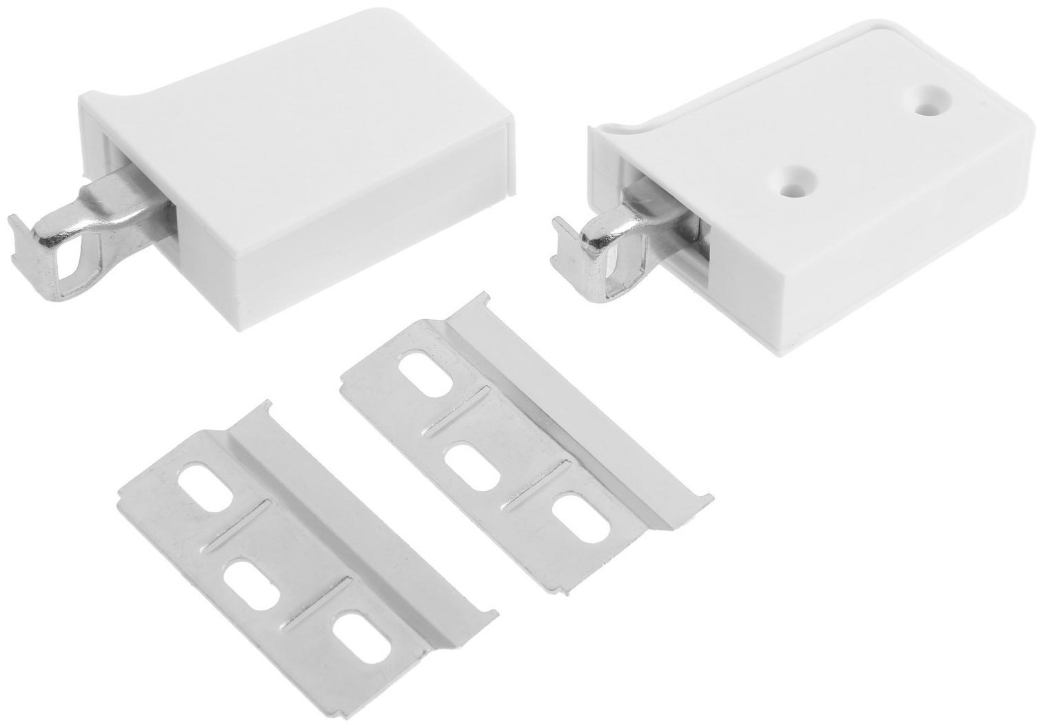 Навес мебельный для подвешивания кухон. шкафов “P02“, цвет белый, нагр.100 кг. на пару, набор 2 шт