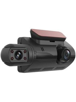 Видеорегистратор, 3 камеры, FHD 1080, IPS 3.0, обзор 120°