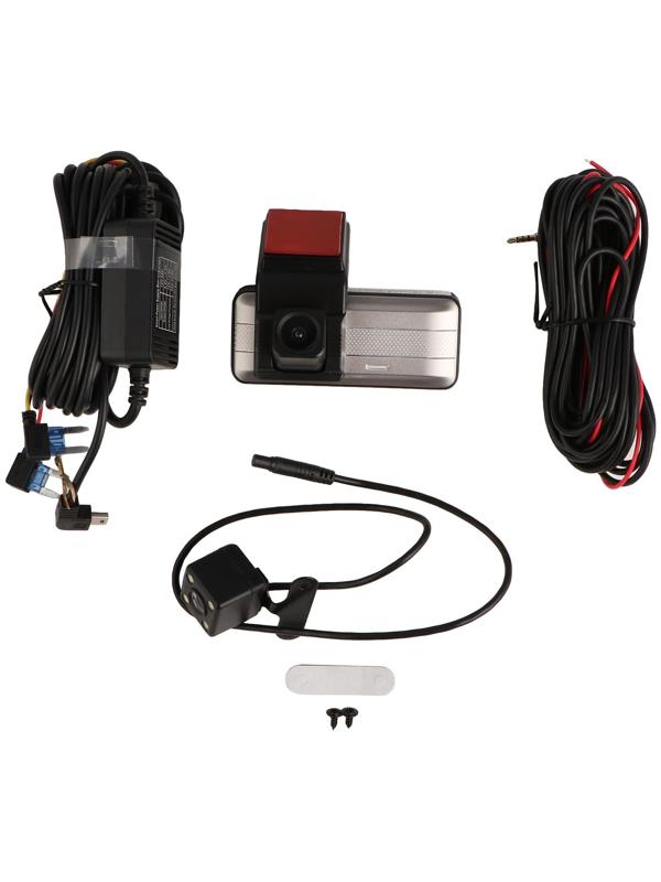 Видеорегистратор, 2 камеры, Wi-Fi, FHD 1080, IPS 4.0, обзор 120°