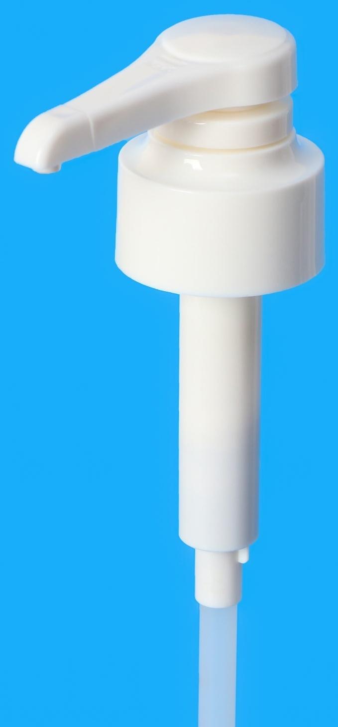 Помпа - дозатор для сиропа, белая, универсальная, (31-32мм) 10 мл