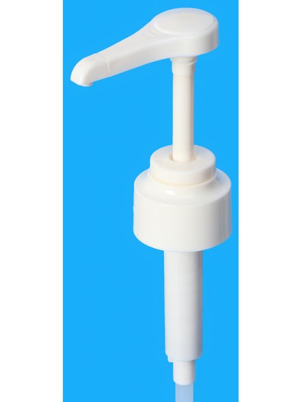 Помпа - дозатор для сиропа, белая, универсальная, (31-32мм) 10 мл