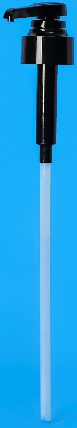 Помпа - дозатор для сиропа, черная, универсальная, (31-32мм) 10 мл