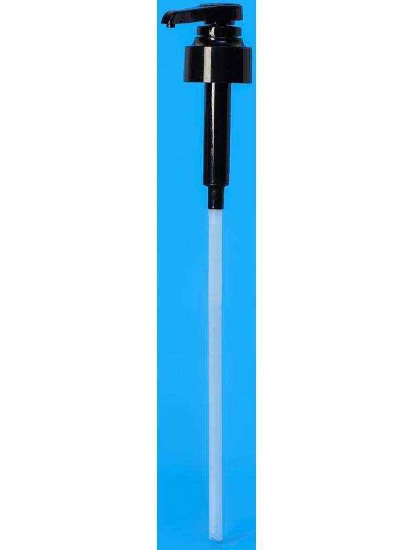 Помпа - дозатор для сиропа, черная, универсальная, (31-32мм) 10 мл