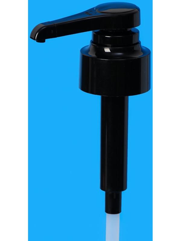 Помпа - дозатор для сиропа, черная, универсальная, (31-32мм) 10 мл