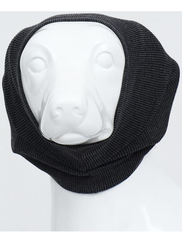 Капор защитный, полиэстер, размер S (ОГ 24-40 см, длина 14 см), серый