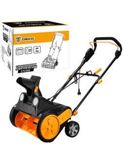 Снегоуборщик электрический DEKO ST2300, 2300 Вт, 3000 об/мин, 2 фары, ширина/высота 46/25 см