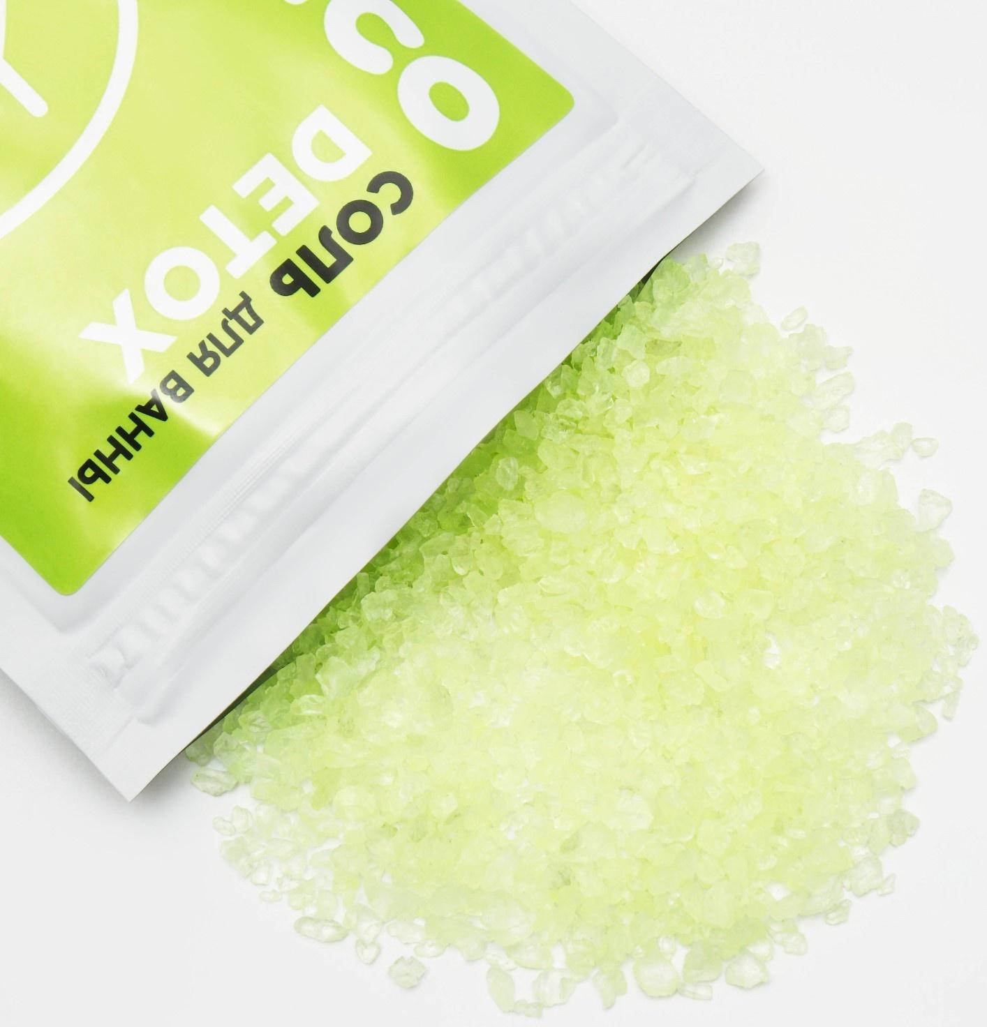 Соль для ванны PICO MICO-Detox, грин смузи, с витамином Е, 150 г