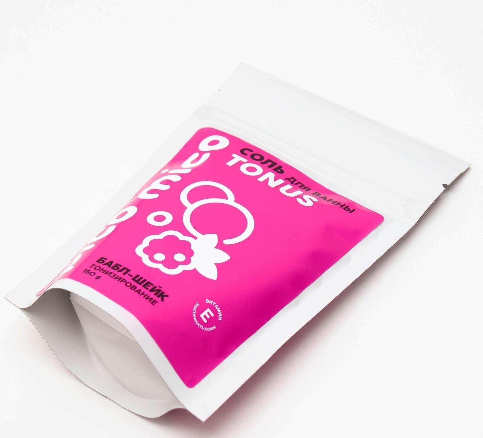 Соль для ванны PICO MICO-Tonus, баббл шейк, с витамином Е, 150 г