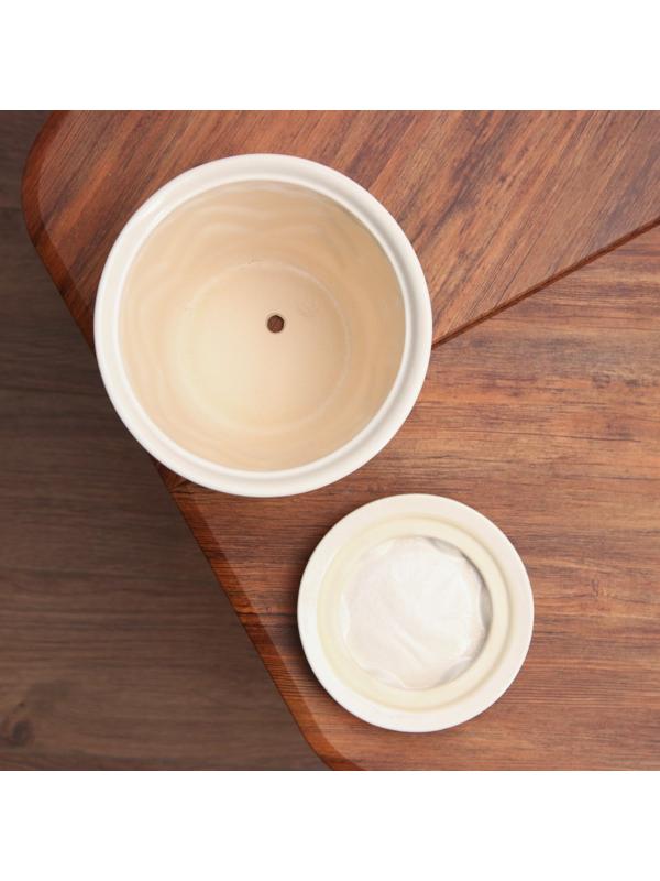 Горшок цветочны Арго №2, Белый 2,8 л