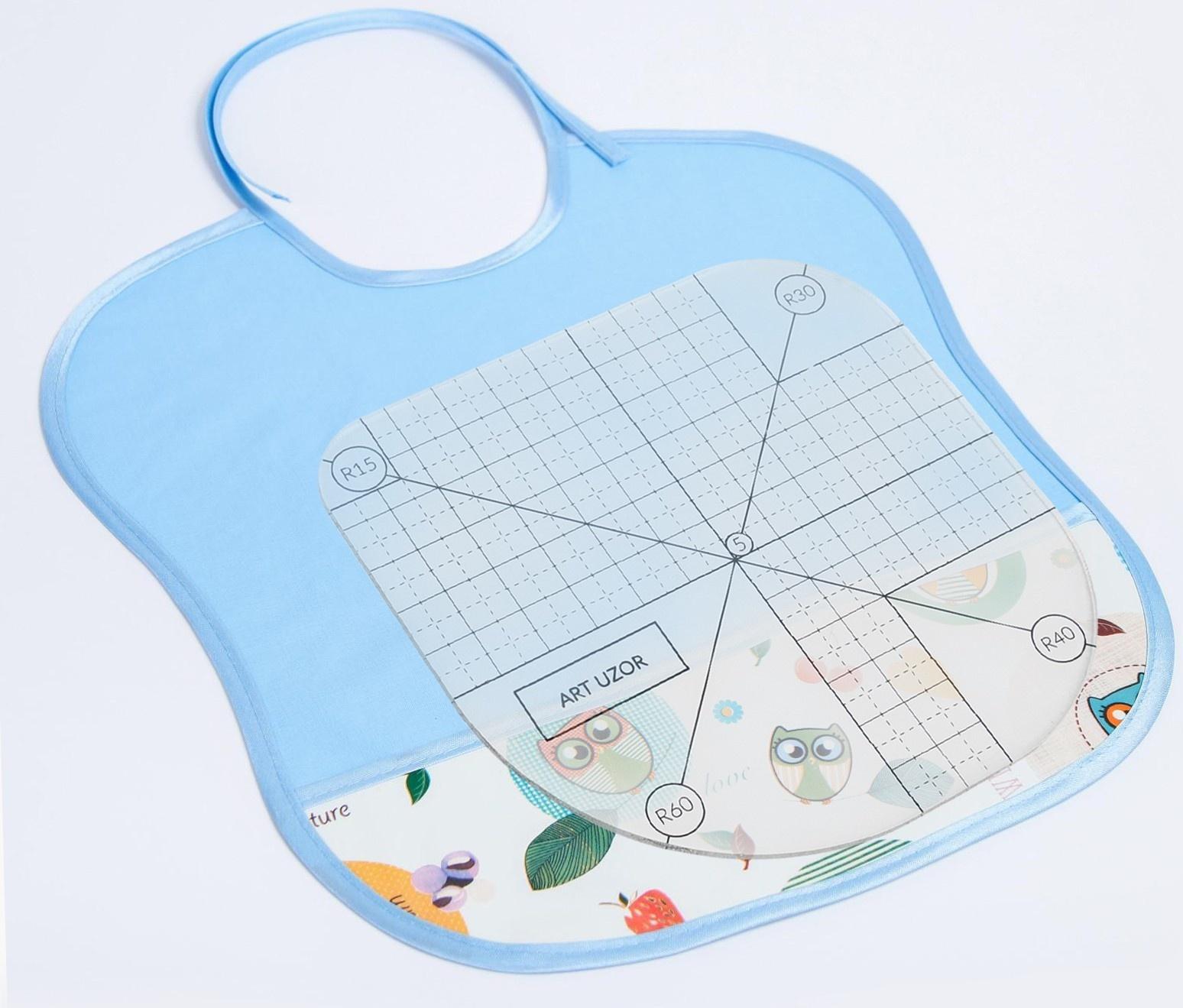 Линейка для скругления углов, 12 × 12 см, цвет прозрачный