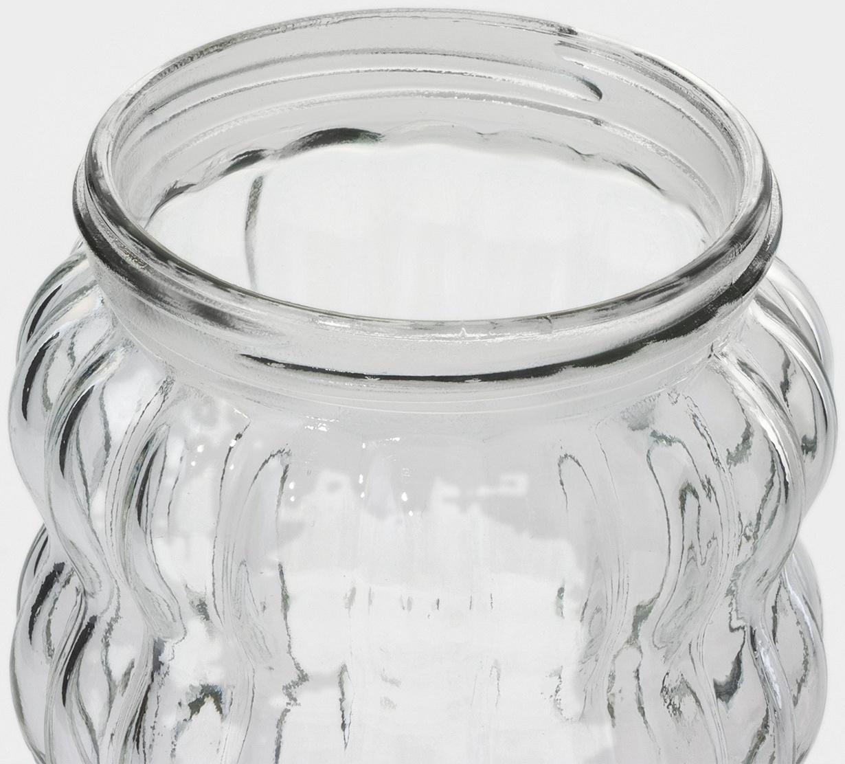 Банка стеклянная для сыпучих продуктов Доляна «Коралл», 1 л, 9×23 см