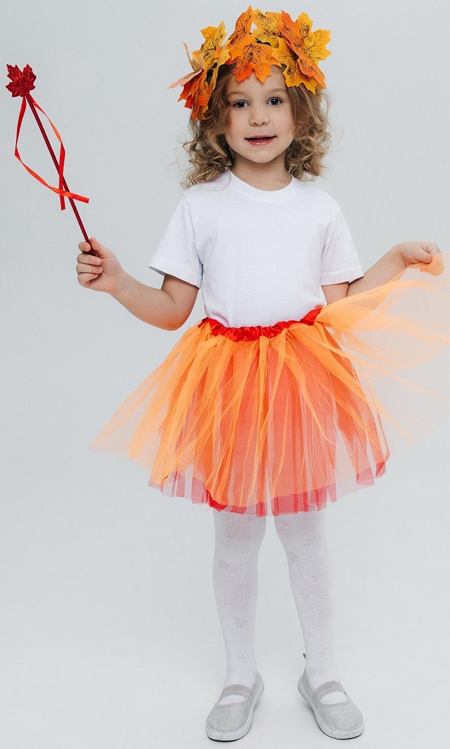 Карнавальный набор «Осенняя муза»: юбка, венок, палочка