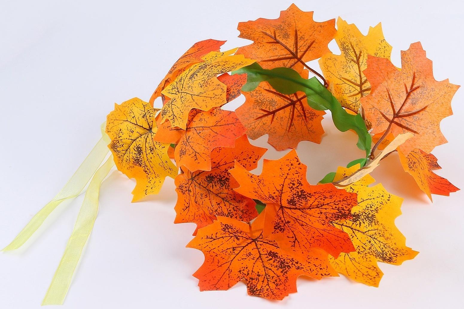 Карнавальный набор «Осенняя муза»: юбка, венок, палочка