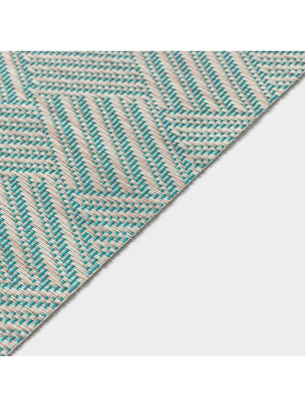 Набор салфеток сервировочных Доляна «Энн», 4 шт, 30×45 см, цвет серо-голубой