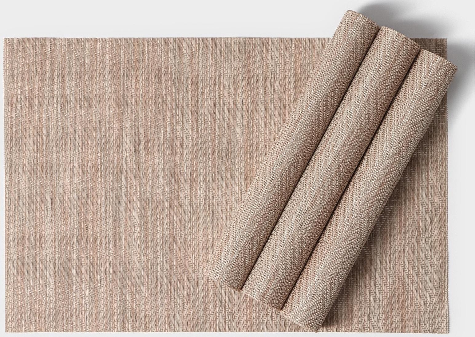 Набор салфеток сервировочных Доляна «Энн», 4 шт, 30×45 см, цвет бежевый