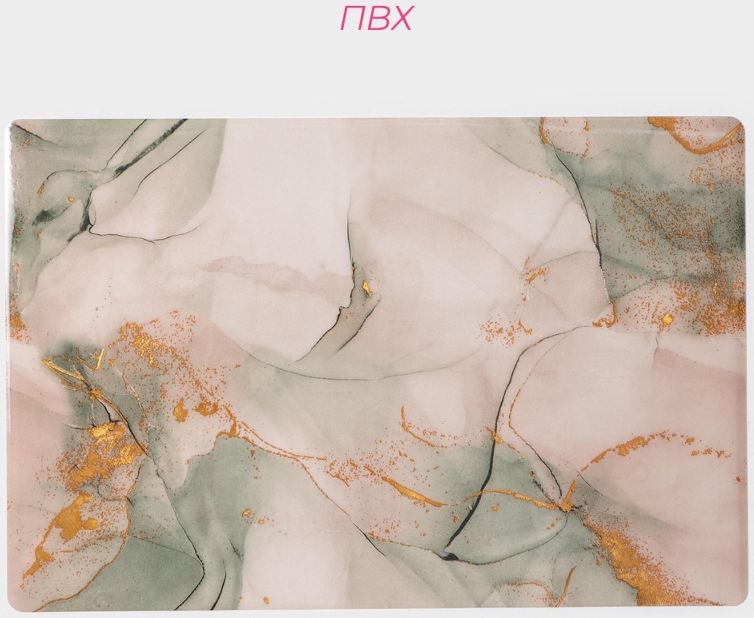 Набор салфеток сервировочных Доляна «Мрамор», 4 шт, 30×45 см, цвет серый