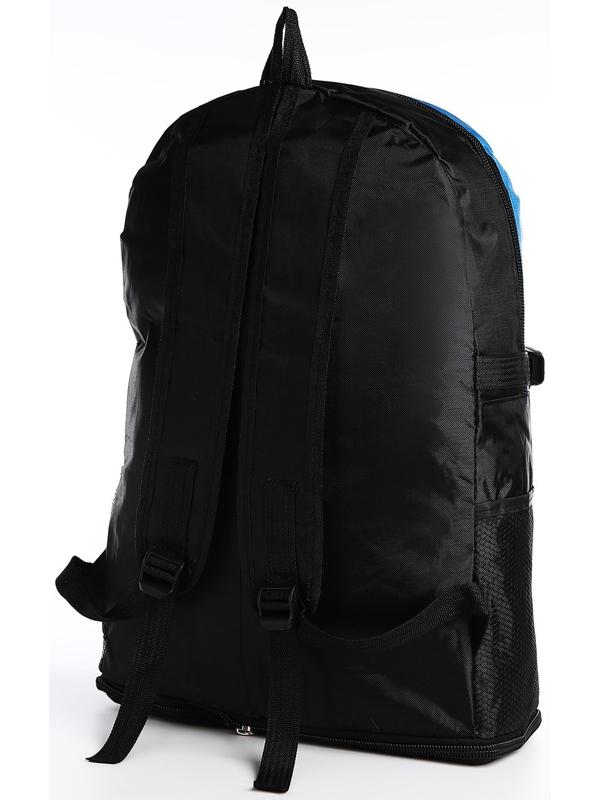 Рюкзак на молнии с увеличением, 55Л, 5 наружных карманов, цвет синий