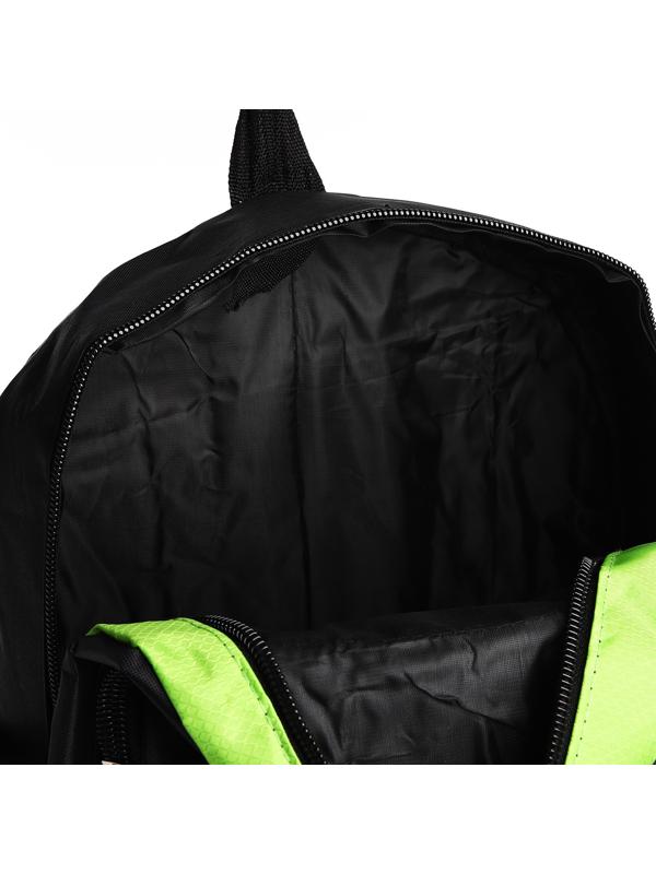 Рюкзак на молнии с увеличением, 55Л, 5 наружных карманов, цвет зелёный