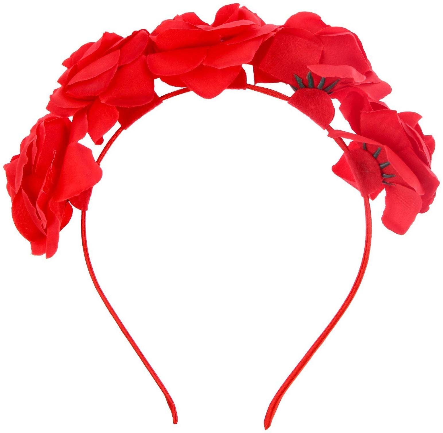 Карнавальный ободок «Красные розы»