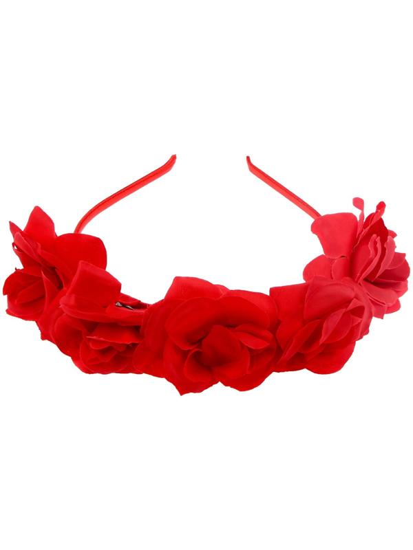 Карнавальный ободок «Красные розы»