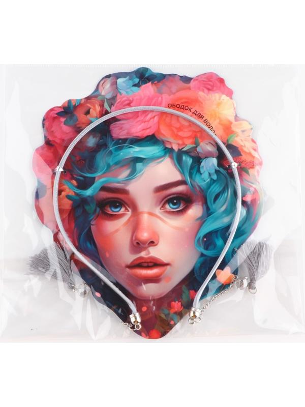 Ободок для волос с декоративными элементами Beauty, 0.8 х 13 х 24 см