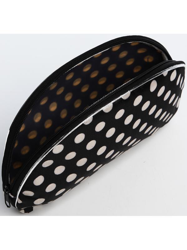 Набор косметичек 5 в 1 на молнии, цвет чёрный