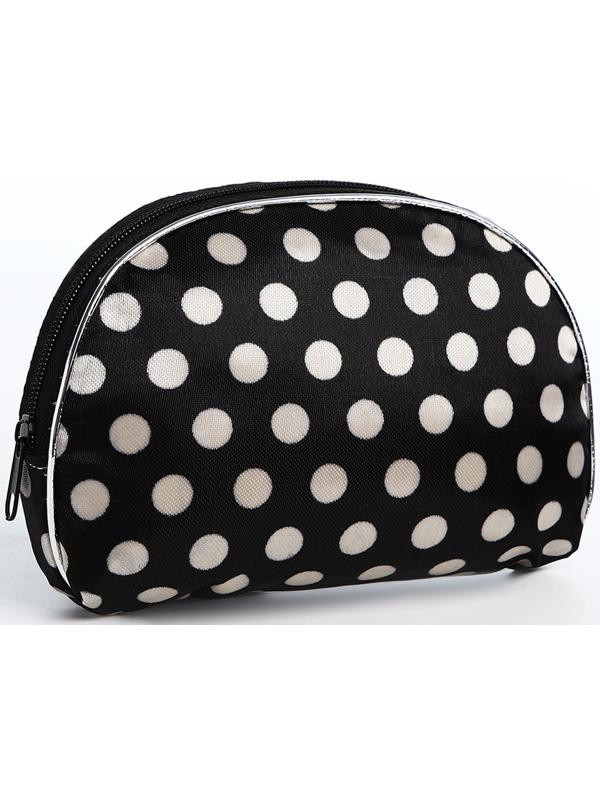 Набор косметичек 5 в 1 на молнии, цвет чёрный
