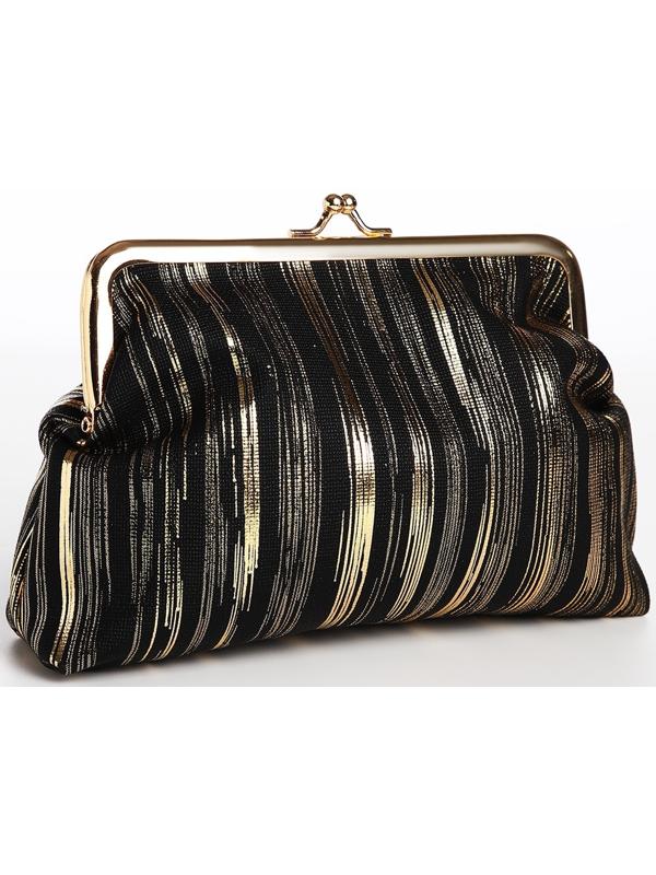 Косметичка на фермуаре, цвет чёрный