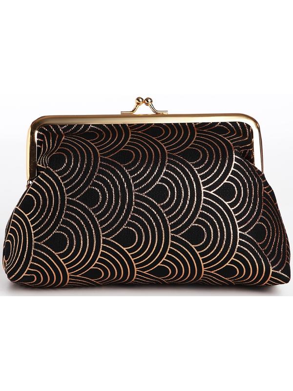 Косметичка на фермуаре, цвет чёрный