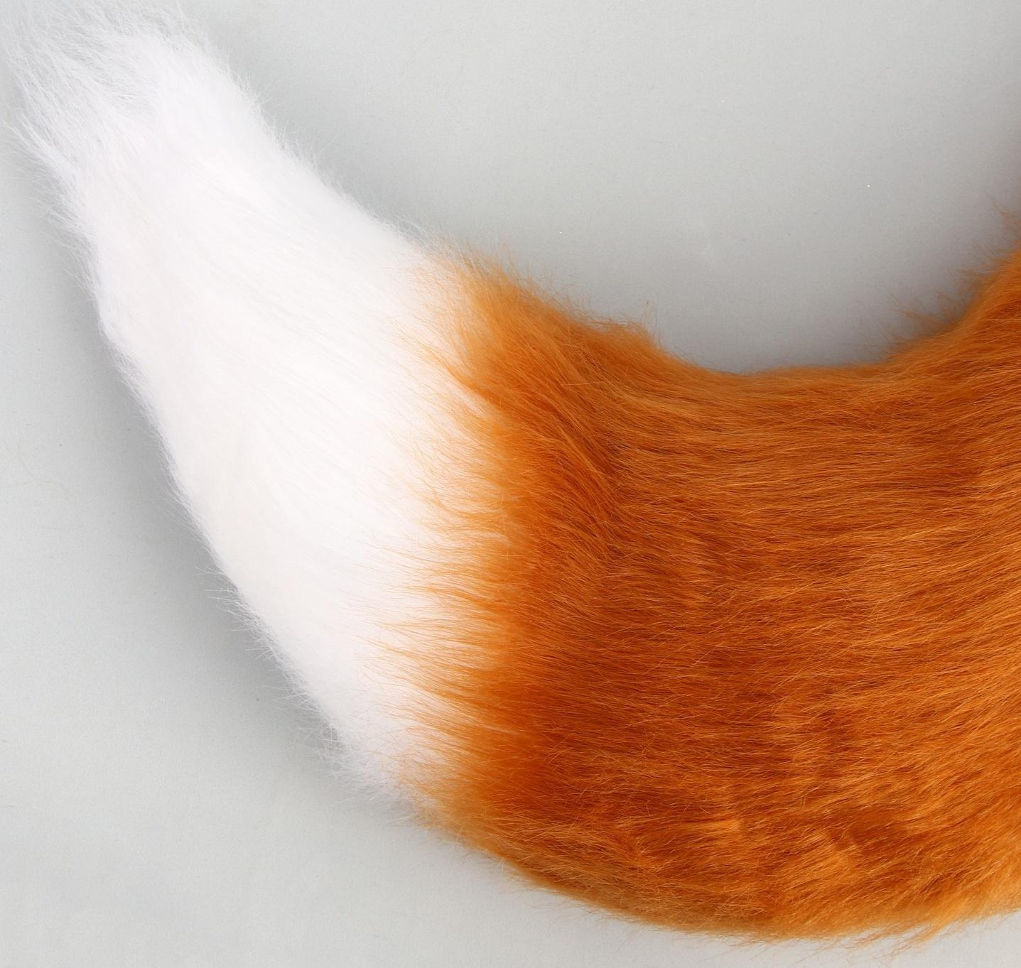 Карнавальный набор «Лиса аниме», рыжий, 2 предмета: хвост, ушки