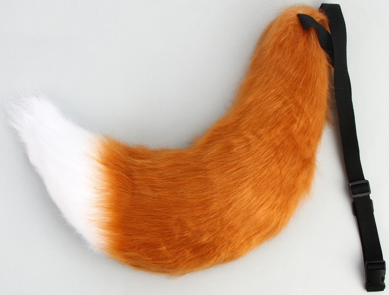 Карнавальный набор «Лиса аниме», рыжий, 2 предмета: хвост, ушки